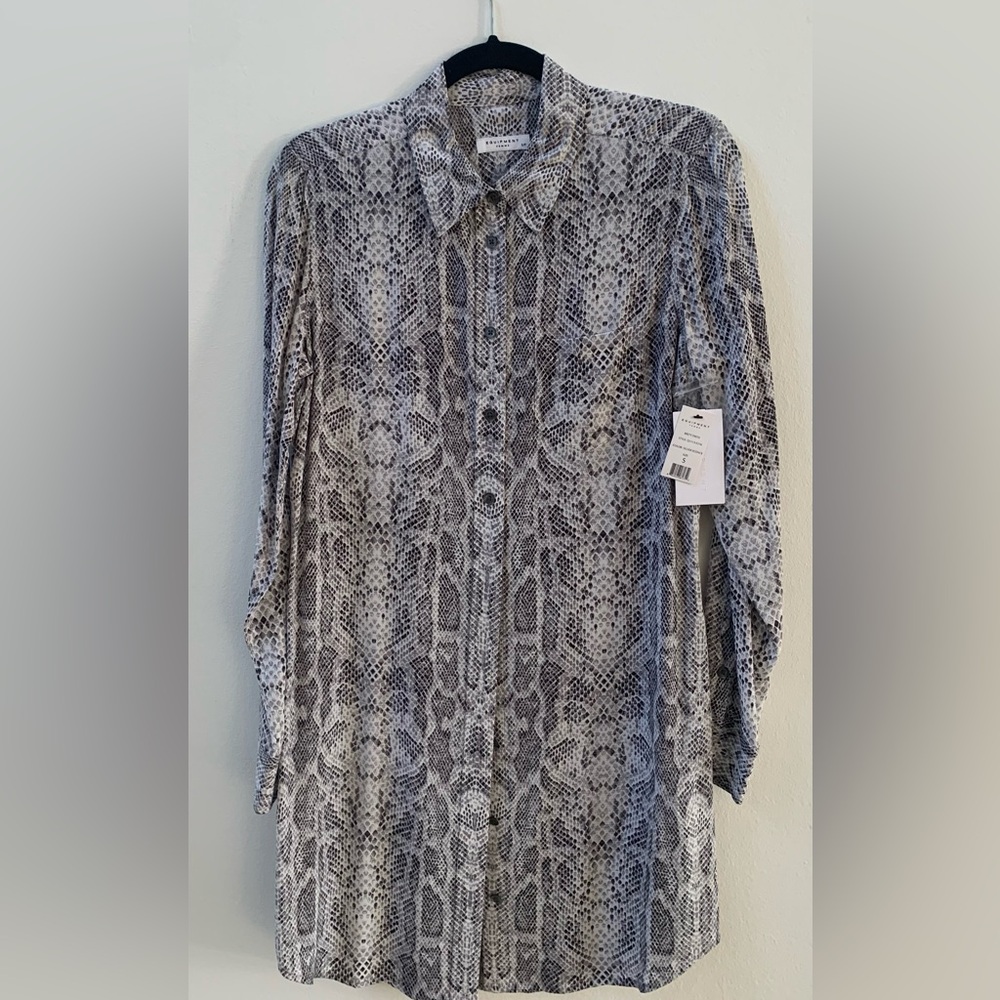 SZ S/P Equipment Femme Brett Shirt Dress - Picture 2 of 10